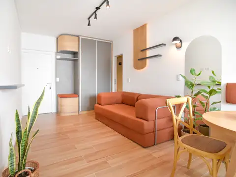 Departamento 1 ambiente - reciclado y equipado - Mitre y Belgrano