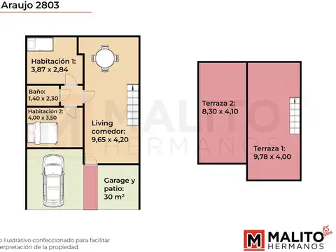 Casa en Venta de 2 dormitorios