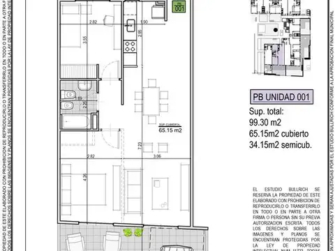 Departamento en Venta de 2 dormitorios