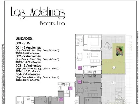 Departamento en Venta de 3 ambientes