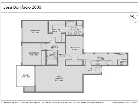 José Bonifacio 2835 , Piso 5