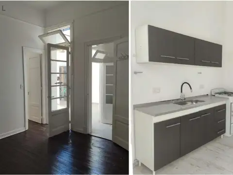 Departamento 2 ambientes con 1 baño