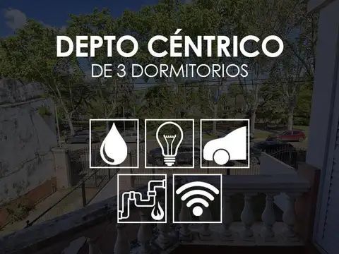 Departamento céntrico f. Plaza San Martín