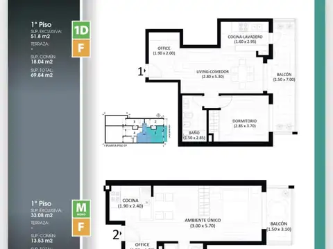 DEPARTAMENTOS EN OBRA A LA VENTA BARRIO ABASTO