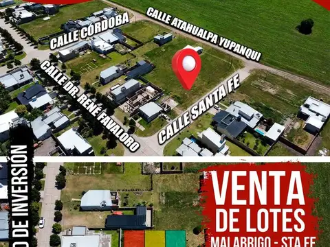LOTES EN BARRIO QUINTA GRANDE-MALABRIGO