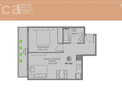 Ruiz Huidobro 3075 Piso 3 Departamento F