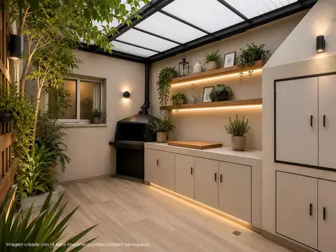 Depto 5 Amb. en Belgrano C – Cochera, Patio c/Parrilla, Apto Profesional | USD 460.000