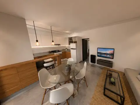 Departamento 2 ambientes con 1 baño