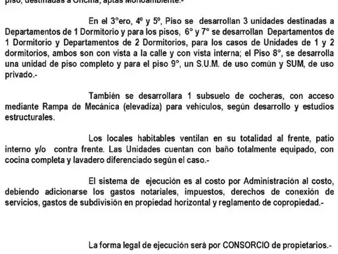 Departamento en Venta al Oeste