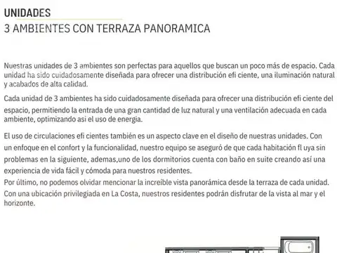 Departamento en Venta con 1 cocheras