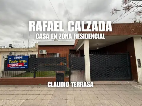 CASA EN VENTA EN RAFAEL CALZADA