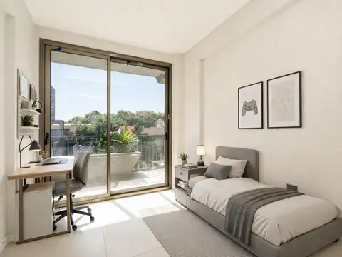 Depto Tipo Casa 3 ambientes con 2 baños