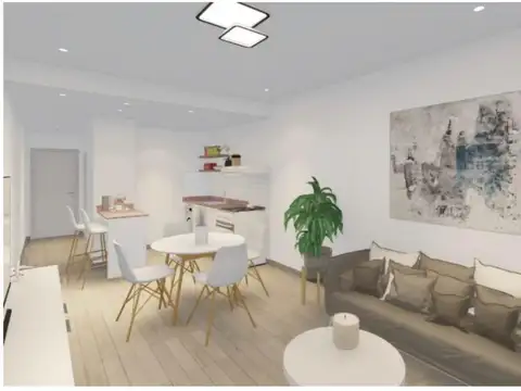 Departamento Monoambiente con 1 baño