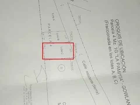 Terreno en Venta en Gowland, USD 14.500