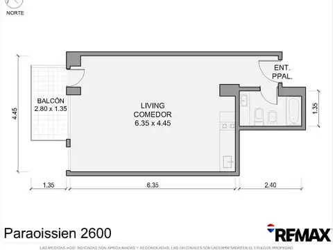 Departamento en Venta con 1 cochera