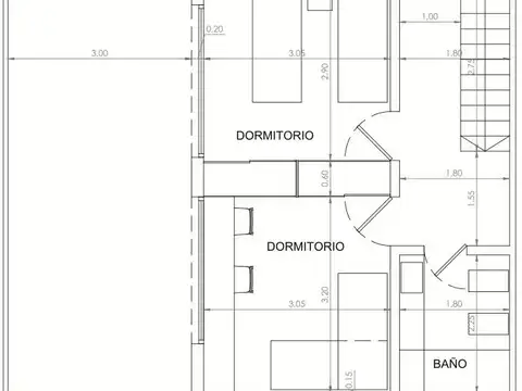 Departamento 3 ambientes con 3 baños