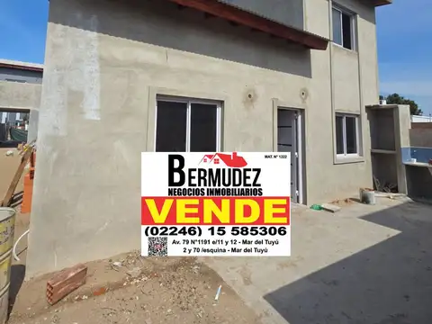 Venta Chalet 4 Ambientes Obra En Pozo Calle 90 Entre 6 Y 7 Mar Del Tuyu Anticipo y Cuotas!