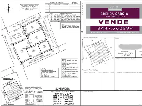 Terreno en Venta en Colonia Hughes, USD 10.000