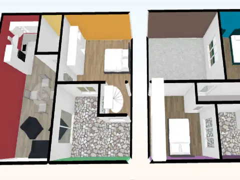 Depto Tipo Casa en Venta de 3 ambientes