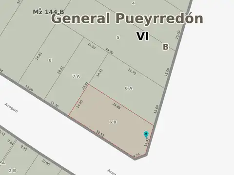 Lote de 454 mts - Felix U. Camet al 1200