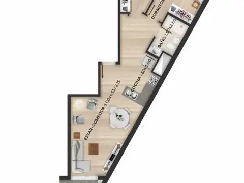 Departamento en Venta en Tres Cruces, USD 158.620