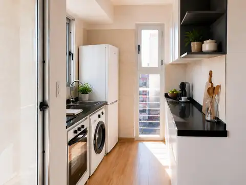 Departamento 2 ambientes con 1 baño