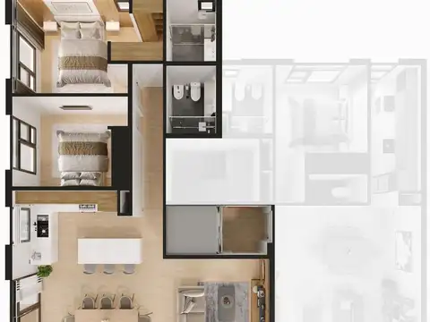 Departamento en Venta de 2 dormitorios