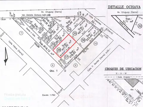 Terreno en Venta en Santa Rosa, USD 26.000