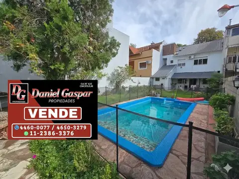 VENTA – EXCELENTE CASA 7 AMBIENTES C/PISCINA – VICENTE LOPEZ