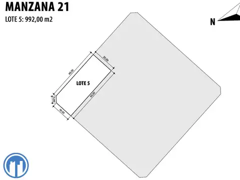 Terreno en Venta de 1000,0 m2