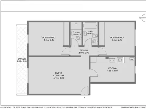 Departamento en Venta de 2 dormitorios