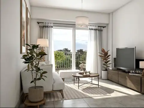 Departamento 2 ambientes con 1 baño