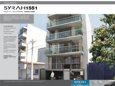 DEPARTAMENTO 104M2 c/cochera SAN FERNANDO *A ESTRENAR*