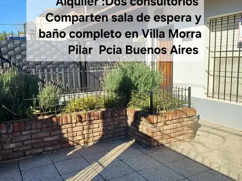 Alquiler 2 oficinas Apto profesional en Pilar