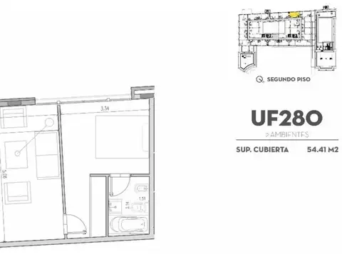 Departamento  en Venta en Pueblo Caamaño, Pilar, G.B.A. Zona Norte