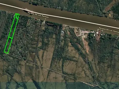 Terreno en Escobar hacia el Delta del Parná