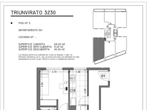 Av. Triunvirato 3200, Piso 5