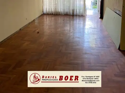 Depto Tipo Casa en Venta en Villa Ballester, USD 240.000