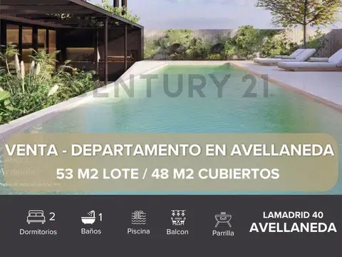 VENTA DEPARTAMENTO 3 AMBIENTES AVELLANEDA - AMENITIES FINANCIADO