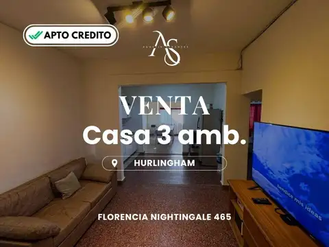 CASA en VENTA - APTO CREDITO- en VILLA TESEI Hurlingham