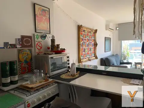 Departamento 2 ambientes con 1 baño