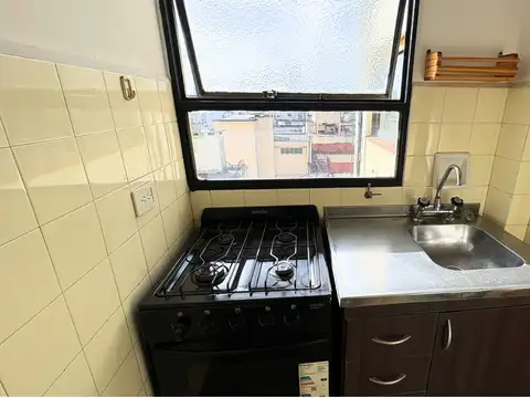 Depto Monoambiente Muy Luminoso, Cocina a Parte
