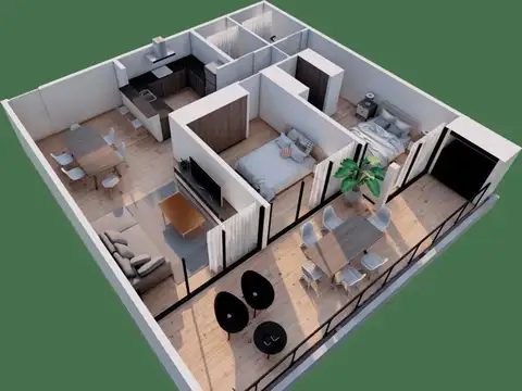 TAO PARQUE 3 AMB C/TERRAZA US 79.000 Y 27 CUOTAS