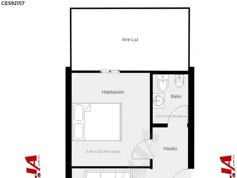 Departamento en Venta de 2 ambientes