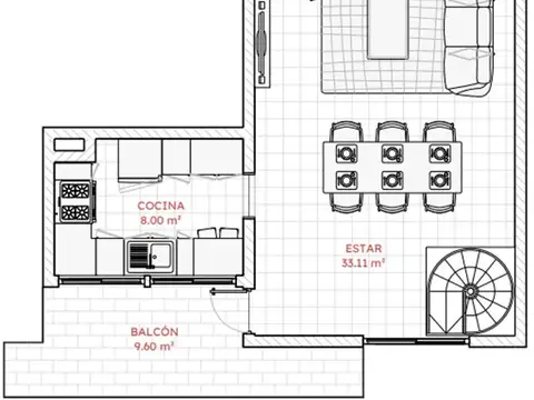 Depto Tipo Casa en Alquiler de 4 ambientes