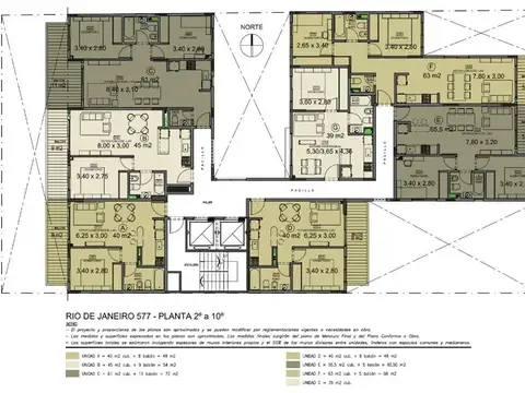 Departamento 2 ambientes con 1 baño
