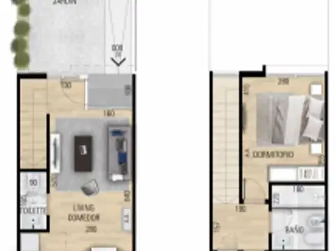 VENTA DE APTO DOS DORMITORIO EN POZO EN PRADO