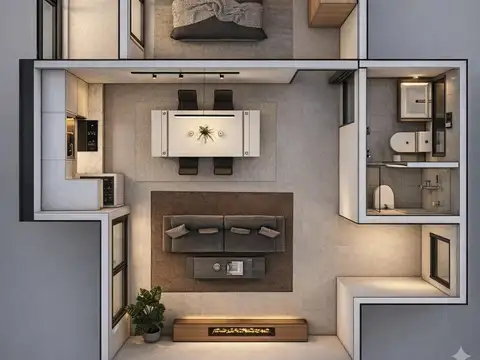 Departamento en pozo ideal inversión