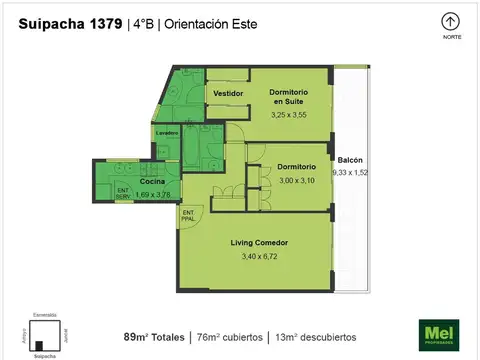 Suipacha 1300, Piso 4