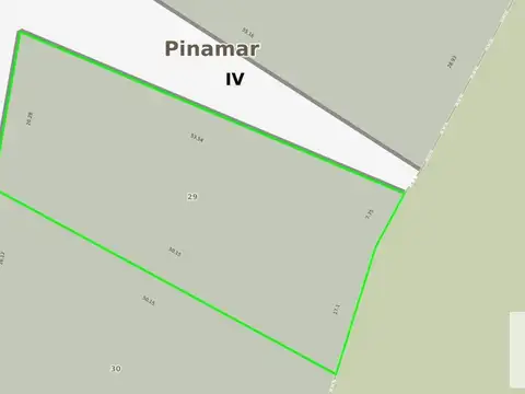 Terreno en Venta en Pinamar, USD 130.000